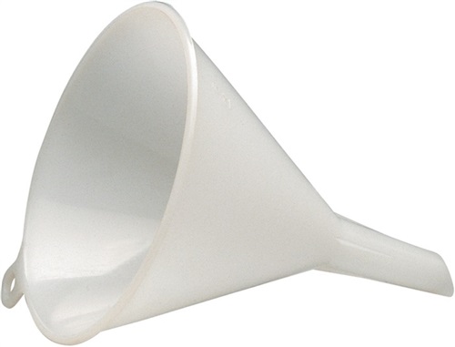 HÜNERSDORFF Trichter D.100/12mm H.126mm HD-PE natur HÜNERSDORFF