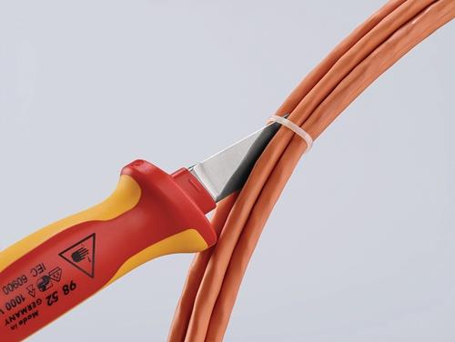 KNIPEX Kabelmesser L.190mm Klingen-L.50mm VDE67g Mehrkomponentengriff KNIPEX KNIPEX Kabelmesser L.190mm Klingen-L.50mm VDE67g Mehrkomponentengriff KNIPEX