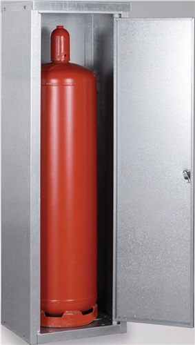 LACONT Gasflaschencontainer B460xT400xH1435mm verz.