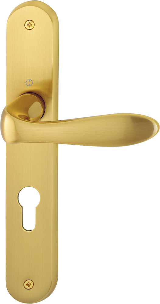 HOPPE® Drückergarnitur mit Langschild Genova M1535/265, Messing, 2803616 HOPPE® Drückergarnitur mit Langschild Genova M1535/265, Messing, 2803616