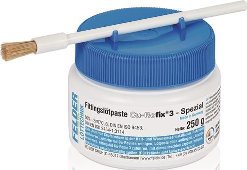 FELDER Fittingslötpaste CU-Rofix®3-Spezial 230-250GradC 250g S-Sn97Cu3 FELDER