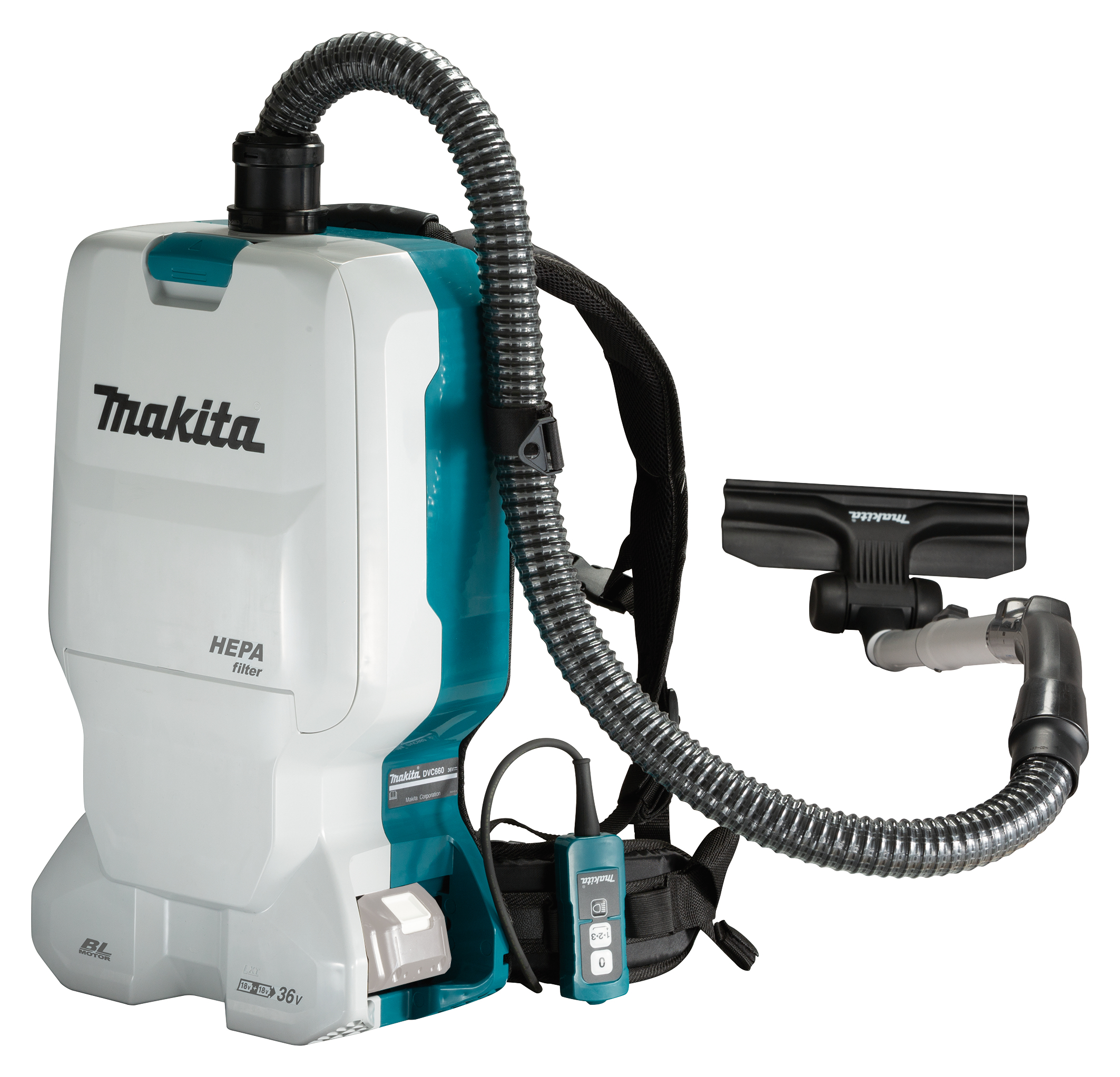 MAKITA Akku-Rucksackstaubsauger DVC660Z