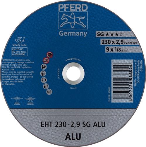 PFERD TOOLS Trennscheibe SG ALU D230x2,9mm ger.Alu.Bohr.22,23mm PFERD