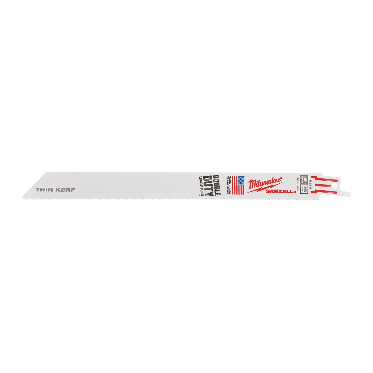 MILWAUKEE 230 x 1,4 mm (18 TPI) Säbelsägeblatt Metall THIN KERF