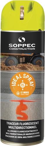 SOPPEC Markierungsspray IDEAL neongelb 500ml Spraydose SOPPEC