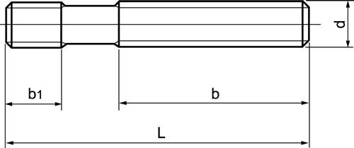 AMF Stiftschraube DIN6379 M20x80mm vergütet auf 8.8 AMF AMF Stiftschraube DIN6379 M20x80mm vergütet auf 8.8 AMF