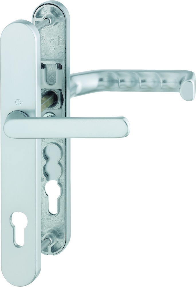 HOPPE® Drückergarnitur mit Schmalschild Liverpool 099KH/3357N/1313G, Aluminium, 11623548