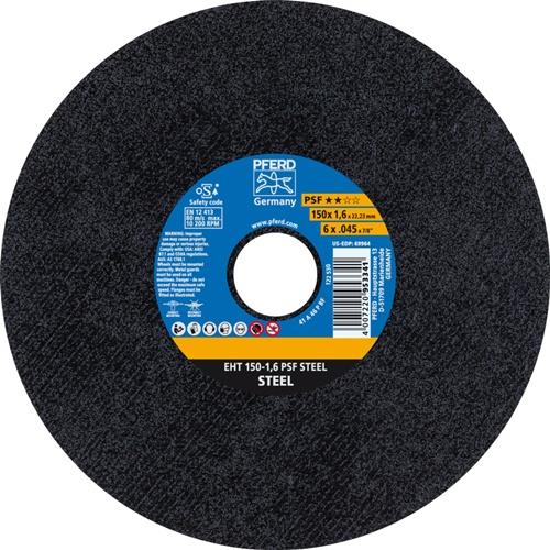 PFERD Trennscheibe PSF STEEL D150x1,6mm ger.STA Bohr.22,23mm PFERD