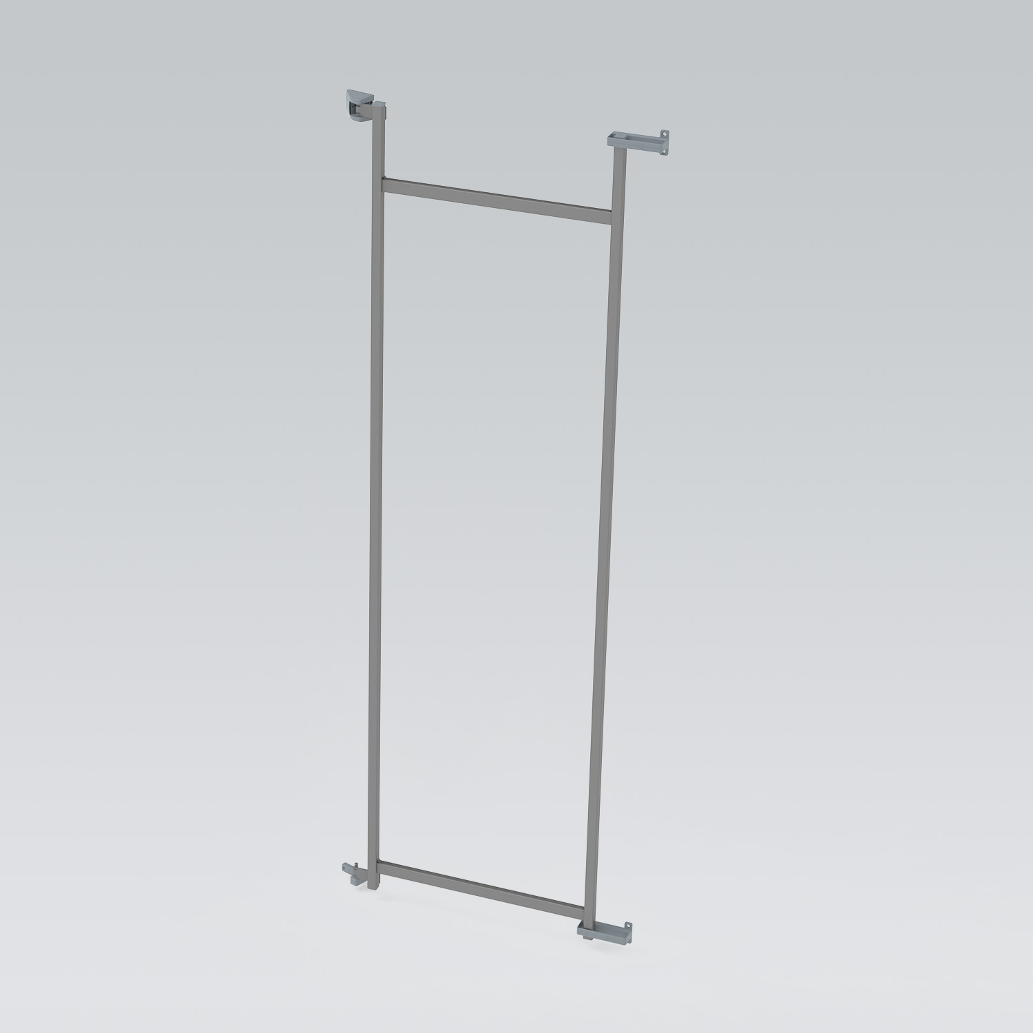 HETTICH Türrahmen Dispensa Duo III, silber, 9352802