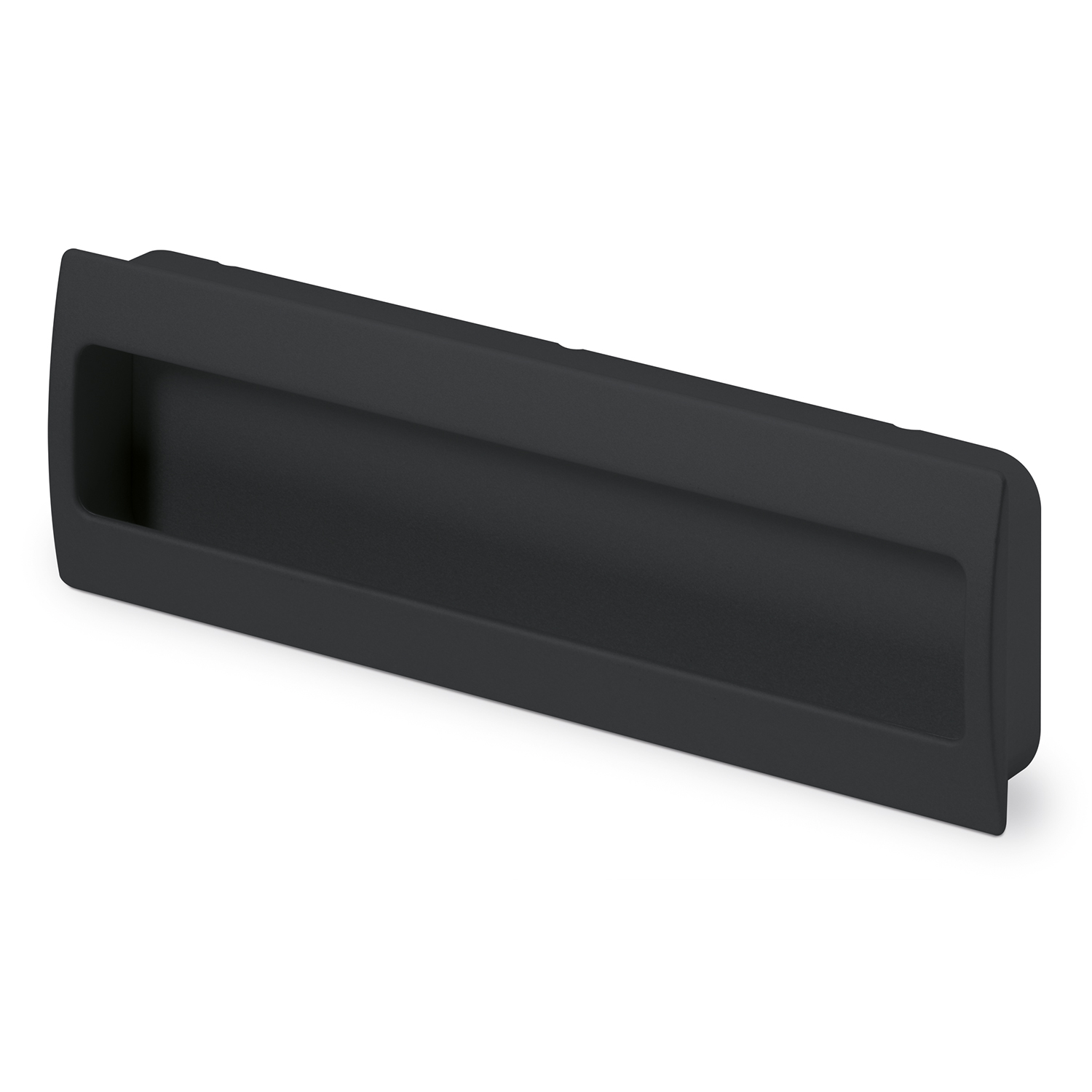 HETTICH Einsetzgriff Misnia, Bohrabstand 160 mm, L 180 mm, B 54 mm, H 18.5 mm, Schwarz matt, 9345414