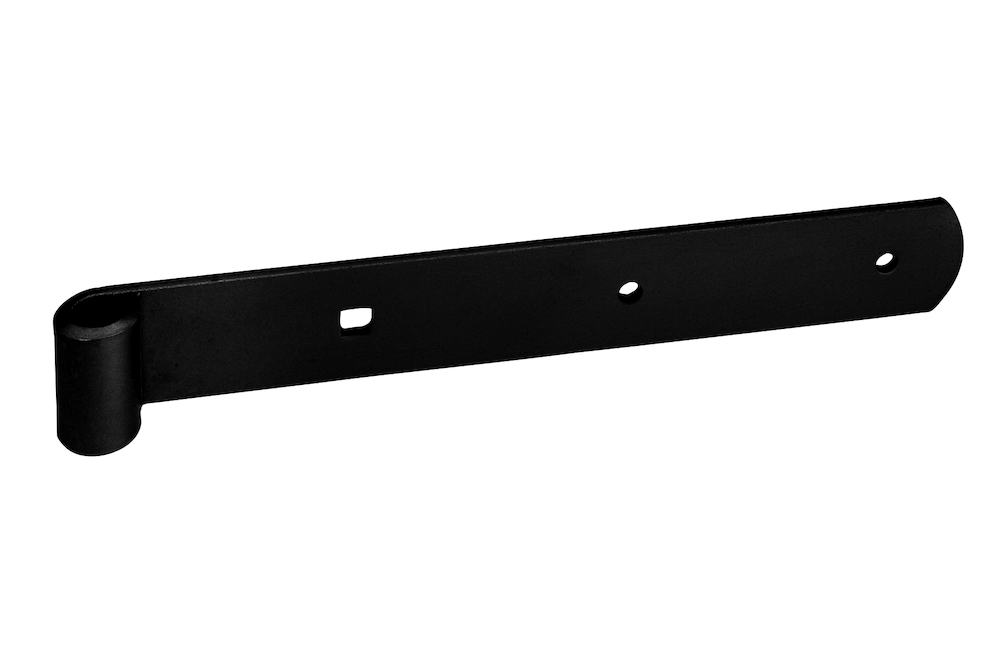 POLLMANN Ladenband, Rolle Ø 10 mm, Ende gerundet, verzinkt Duplex-schwarz eingefärbt (PZ)