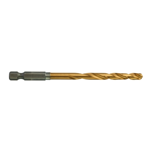 MILWAUKEE 5,5 x 104 mm SHOCKWAVE Metallbohrer HSS-G RED HEX Titan 1/4"