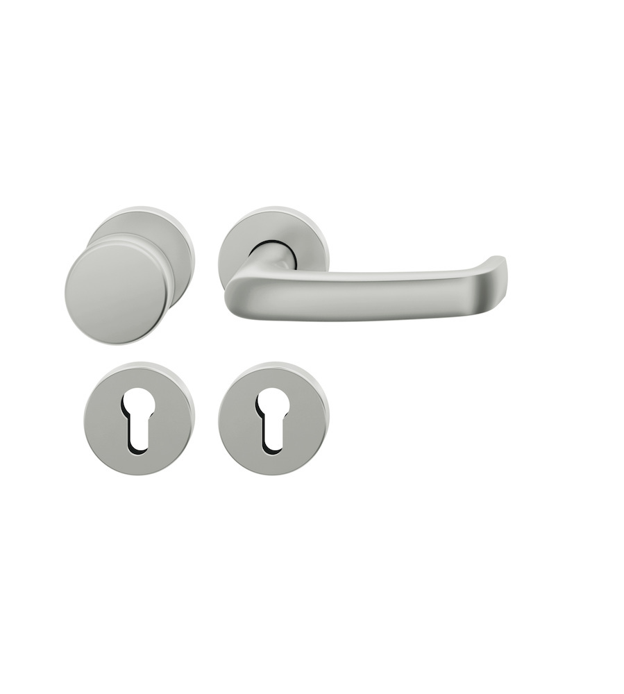 FSB Wechselgarnitur mit Rosetten 72 1045, AGL3, rund, VK 8 mm, Aluminium