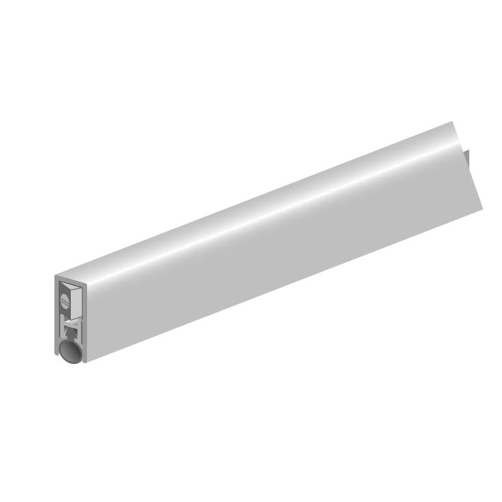 ELLEN Autom. Türbodendichtung Ellen-Matic-Extra z. Einnuten, silber