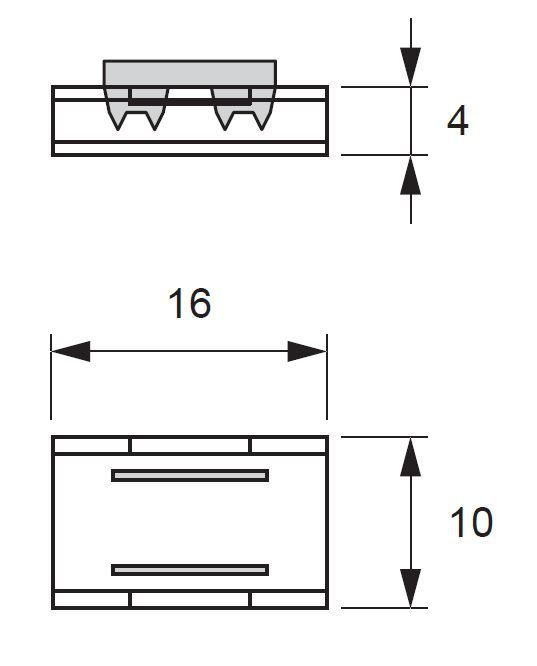 L&S Direktverbinder COB Band 8 mm 10 er Set