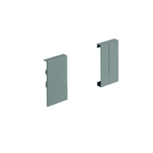 HETTICH Verbinder für Aluminiumfront InnoTech Atira, 70 mm, links und rechts, grau, 9104107