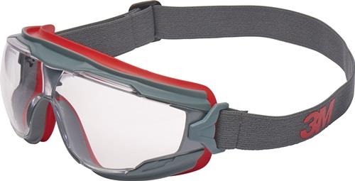 3M Vollsichtschutzbrille GoggleGear™ 500 EN 166, EN 170 Rahmen grau,Gläser klar