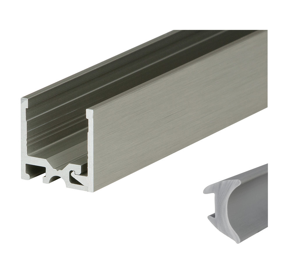 HERMAT Trennwand-Deckenprofil 6951, Aluminium
