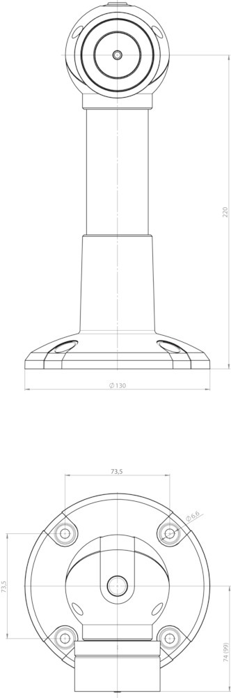 effeff Haftmagnet  830-5BW2 Aluminium - L: 220 mm - elektrisch, mit Distanzhalter - silber