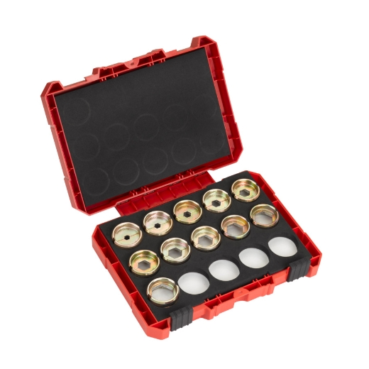 MILWAUKEE DIN 22 11-teiliges Set 16-300 mm Presseinsatz für hydraulisches Akku-Presswerkzeug