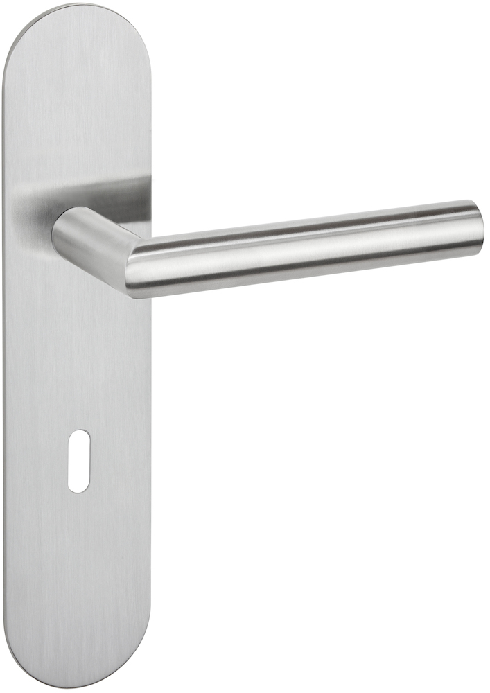 HERMAT Wechselgarnitur mit Langschild BASIC 02 1802/2602.FL/3127, Edelstahl