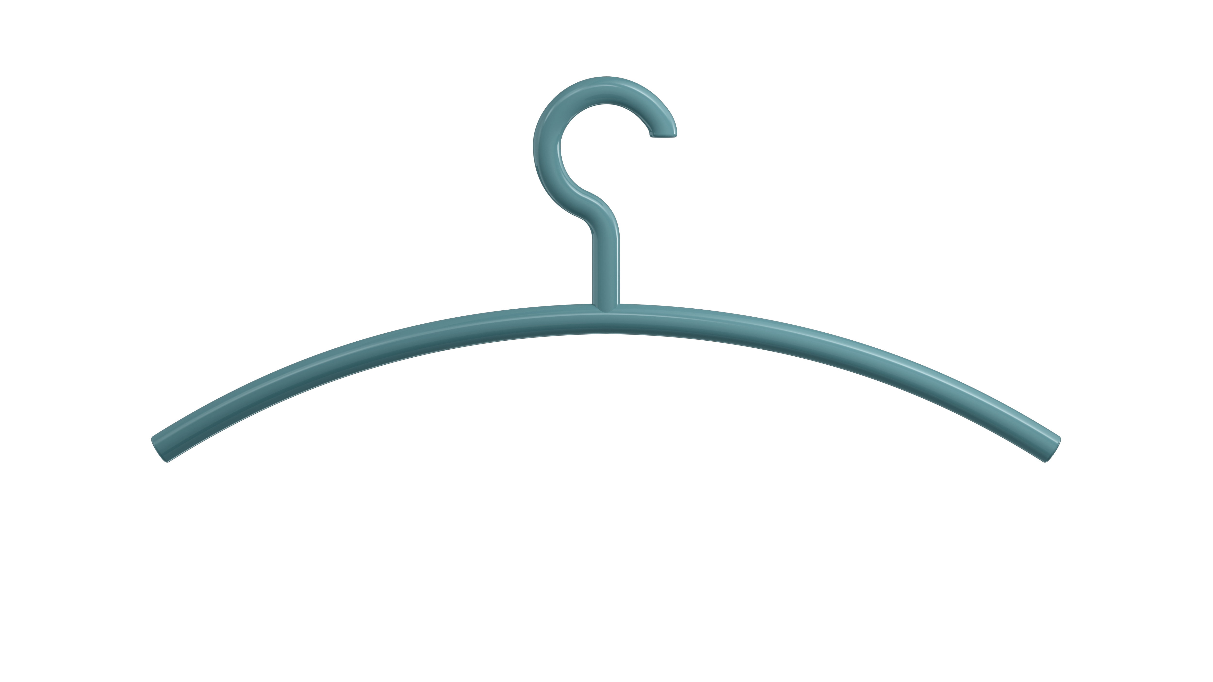 HEWI Kleiderbügel, System 111, feststehender Haken, aquablau