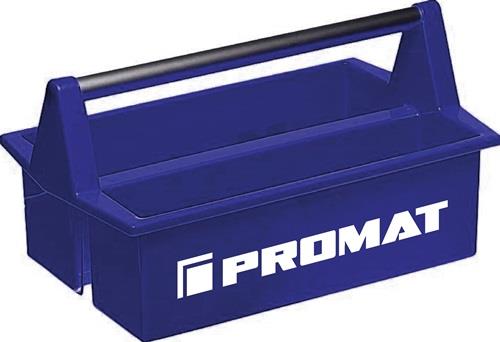 PROMAT Werkzeugtragekasten L420xB250xH120mm 2 Fächer Ku.PROMAT