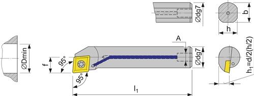 Bohrstange mit Innenkühlung TECWERK