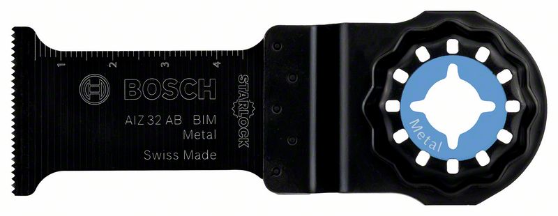 BOSCH BIM Tauchsägeblatt AIZ 32 AB, Metal, 50 x 32 mm, 10er-Pack