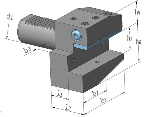 PROMAT Radialwerkzeughalter B2 DIN 69880 VDI30 li.PROMAT