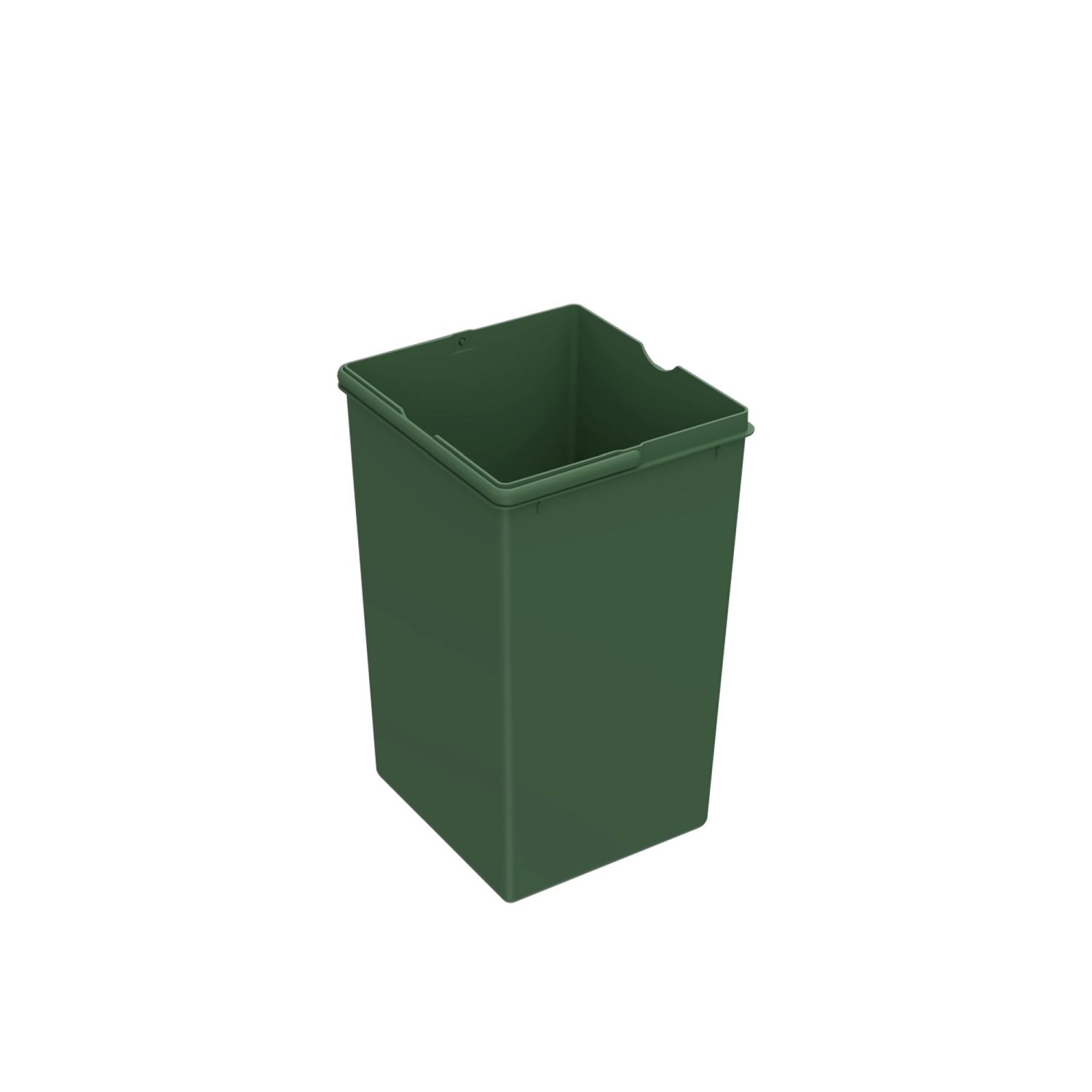 HETTICH Bin.it Basic II, 15 l, Kunststoff grün, 210 x 220 x 350 mm, 9136186