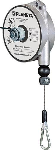 PLANETA Federzug TCN 9311 Trgf.0,4-1kg Edelstahl-Drahtseil Seillänge 1,6m