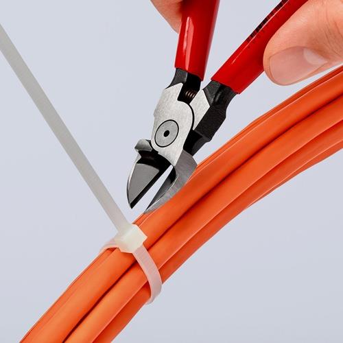 KNIPEX Seitenschneider f.Ku.L.140mm Kopf pol.ger.Ku.-Überzug KNIPEX