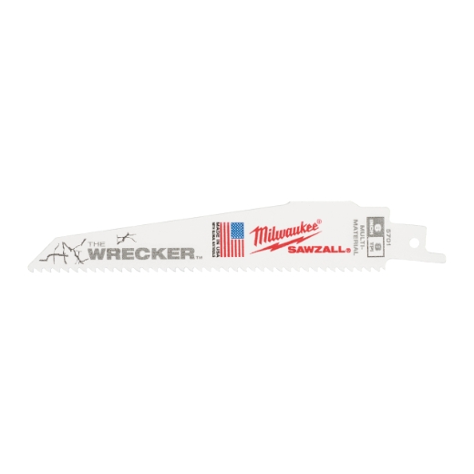 MILWAUKEE 150 x 3,6/2,3 mm (7/11 TPI) Säbelsägeblatt THE WRECKER