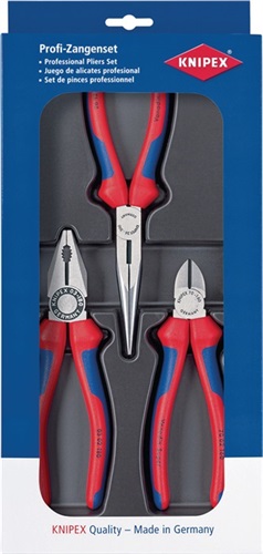 KNIPEX Zangensatz Montage-Paket Inh.3tlg.Ku.-Tiefziehteil KNIPEX