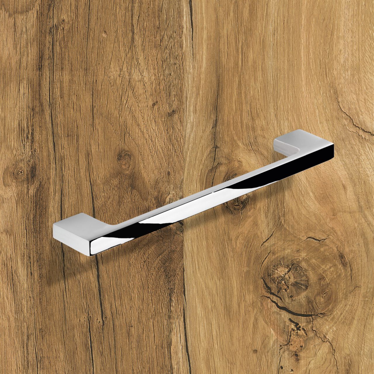 HETTICH Griff Belluno, •–• 160 / 192 mm, L 200 mm, B 9 mm, H 30 mm, Verchromt glanz, 43503 HETTICH Griff Belluno, •–• 160 / 192 mm, L 200 mm, B 9 mm, H 30 mm, Verchromt glanz, 43503