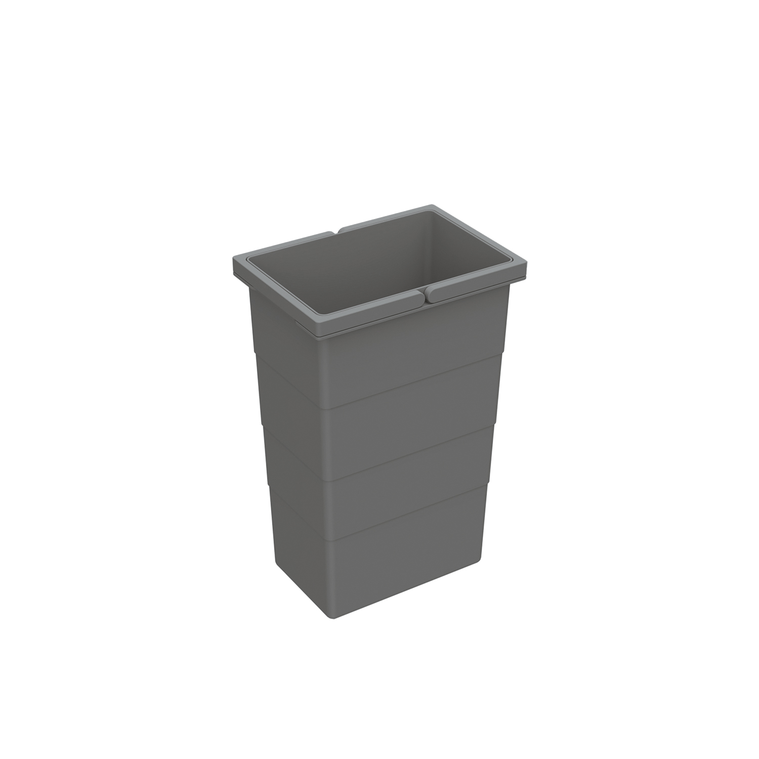 HETTICH Eimer 10 l, Kunststoff, anthrazit, B x T x H 226 x 154 x 350 mm, Für Abfallsystem Frame für ArciTech, Base für ArciTech, 9352429