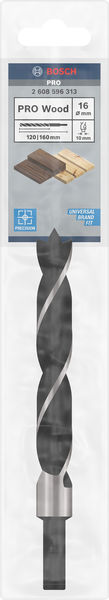 BOSCH Holzspiralbohrer Standard, 16 x 100 x 160 mm, d 10 mm