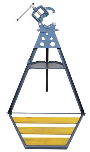 TECWERK Arbeitsgerät Spann-W.60mm Rohr-D.2 Zoll Anz.Biegelöcher 5 TECWERK