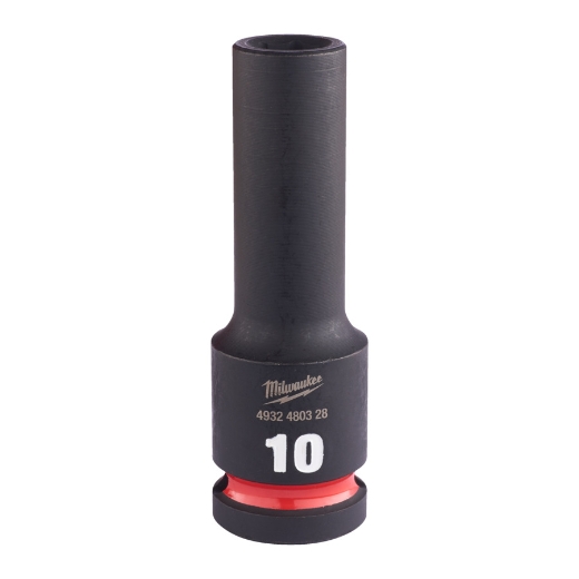 MILWAUKEE 10 x 78 mm SHOCKWAVE Schlagnuss 1/2" lang