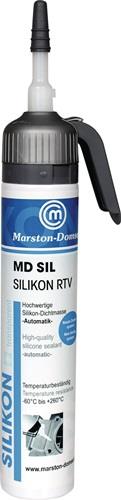 MARSTON-DOMSEL Silikondichtmasse MD SIL transp.200ml Automatik-Kartusche MARSTON
