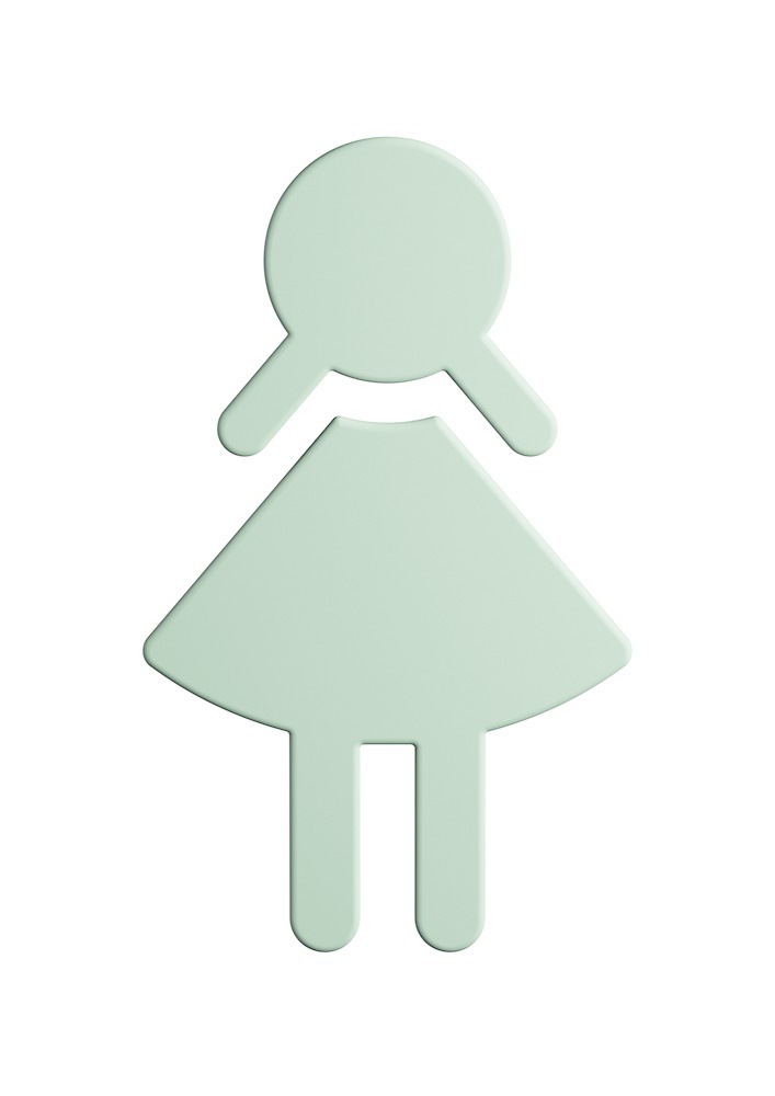 HEWI Symbol Damen 801.91B020, Polymaid