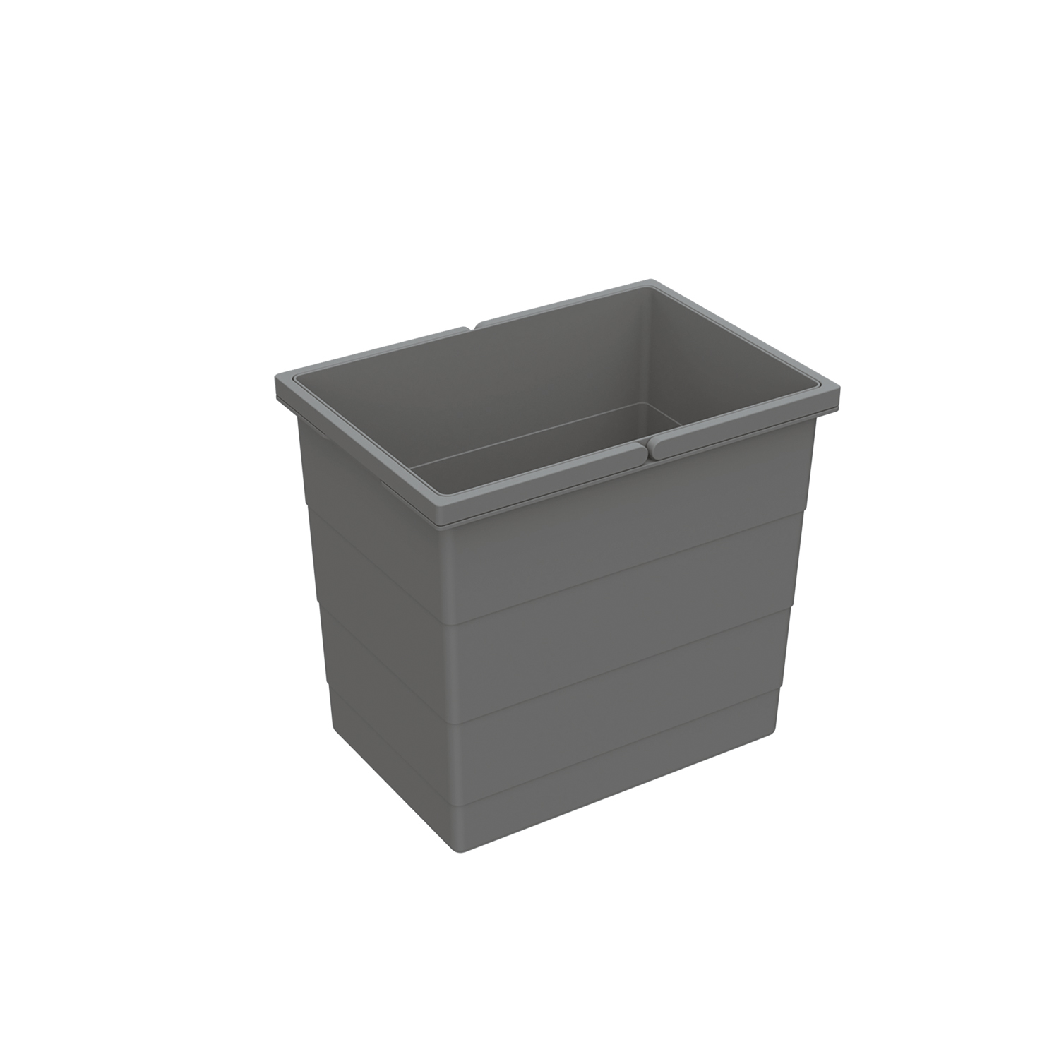 HETTICH Eimer 18 l, Kunststoff, anthrazit, B x T x H 320 x 226 x 295 mm, Für Abfallsystem InsertFlex, 9352503