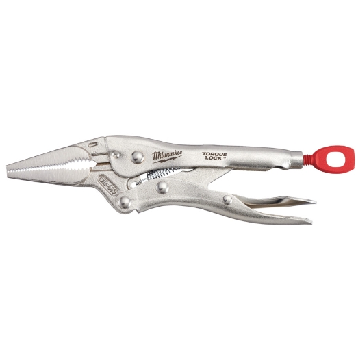 MILWAUKEE 150 mm lang, Spannweite 52 mm Langbeck-Gripzange TORQUE LOCK mit geraden, langen Backen