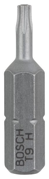 BOSCH Security-Torx-Schrauberbit Extra-Hart T9H, 25 mm, 2er-Pack