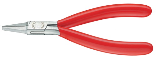 KNIPEX Elektronik-Greifzange Gesamt-L.115mm flachbreite Backen Form 1 Ku.-Überzug