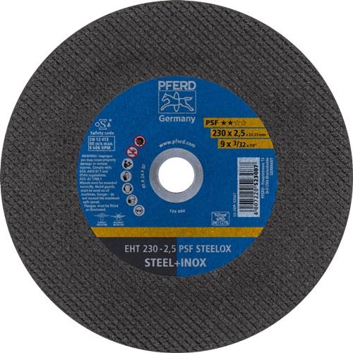PFERD Trennscheibe PSF STEELOX D230x2,5mm ger.INOX Bohr.22,23mm PFERD