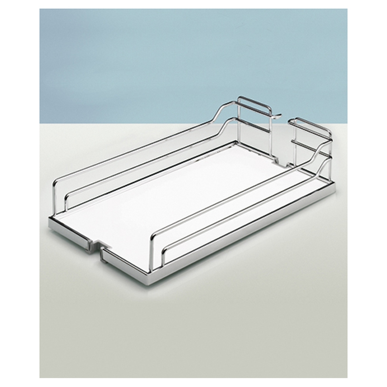 HETTICH Arena CLASSIC Rutschstopp Einhängetablare, 350 x 462 x 106 mm, verchromt, 13908