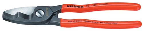 KNIPEX Kabelschere L.200mm Ku.-Überzug KNIPEX