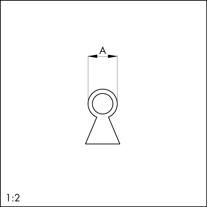 ELLEN Flügelfalz-Türanschlagdichtung Schwalbenschwanz 103 f. 3mm Nut z. einfräsen Silikon ELLEN Flügelfalz-Türanschlagdichtung Schwalbenschwanz 103 f. 3mm Nut z. einfräsen Silikon
